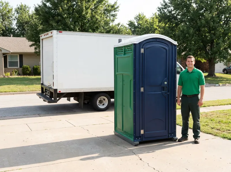 Deluxe Flushable Portable Toilet Rental in Tulsa, OK